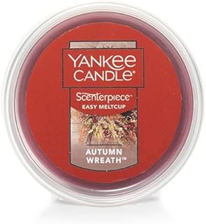 Yankee Candle Autumn Wreath Scenterpiece Easy MeltCup, Food & Spice Scent 2.2 oz