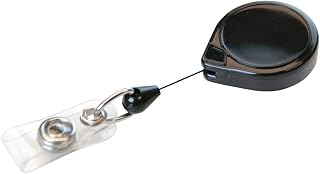 KEY-BAK Blk, MiniBack ID Vinyl Strap Swivel Clip - 0067-005, (Pack of 5)