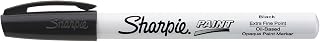 Sharpie Oil-Based Paint Marker, Extra Fine Point, Black, 1 Count - Great for Rock Painting (35526)