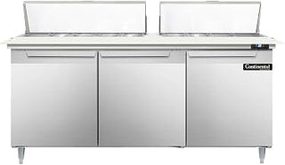 Continental Designer Mighty Top Sandwich Unit 72" DL72-18C