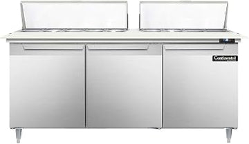 Continental Designer Mighty Top Sandwich Unit 72" DL72-18C