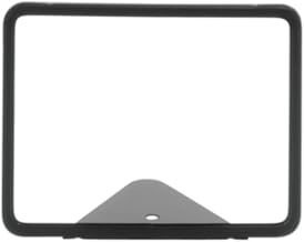 Sign Frame with Triangular Wedge Base Matte Black Metal Horizontal - 7" L x 5 1/2" H