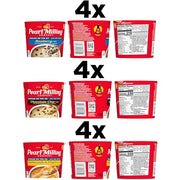 Pearl Milling Company 3 Flavor Variety Pack / 6.33 Ounce (Pack of 4) / 4 Pancakes & Waffles