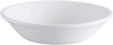 CAC China EVT-11 Elegant Everest 5.5 oz Fully Glazed Porcelain Round Fruit Dish, 4-3/4" Diameter by 1-1/8", Bone White (Box of 36)