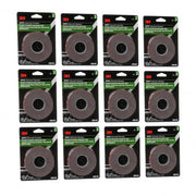 3M 12 Pack / Black / 12 Side