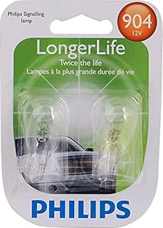PHILIPS 904 LongerLife Miniature Bulb, 2 Pack