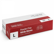 Nitrile Black Disposable Gloves 4 Mil Powder-Free Medium by Glownary – Large, Vinyl, Blue, Pack of 1000, Model 394en402mcase