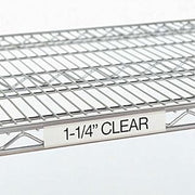Label Holder Clear 43 x 1-1/4" for Metro Shelves