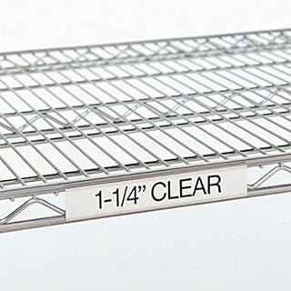 Label Holder Clear 43 x 1-1/4" for Metro Shelves