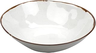 G.E.T. 11 qt Mill Round Rustic Mill Melamine Large Display Bowl