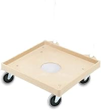 Plastic Rack Dolly w/ 4 Swivel Casters, 20" x 20"