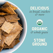 Bob's Red Mill OG Dark Rye Flour / 20 Ounce (Pack of 4) / Resealable Flours & Meals