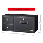 Car Trunk Organizer for iti G37 Sedan 2007-2013 Large Capacity Multifunctional Storage Box Waterproof Storage Bag Drawer Storage Box with Password Lock by WMJFG – Model