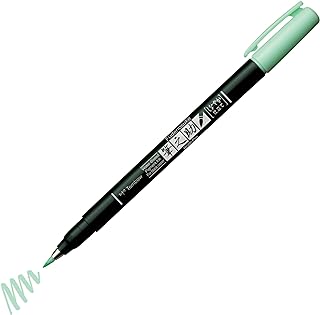 Tombow Brush Pen Fudenosuke pastel for black paper, light green