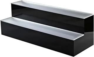 Krowne KR-2T42-R Royal Series 42" 2-Tier Lighted Liquor Display, Cord on Right