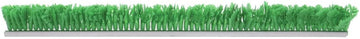 Parsley Runner with Aluminum Support Green Plastic - 24"L x 2 1/4"H