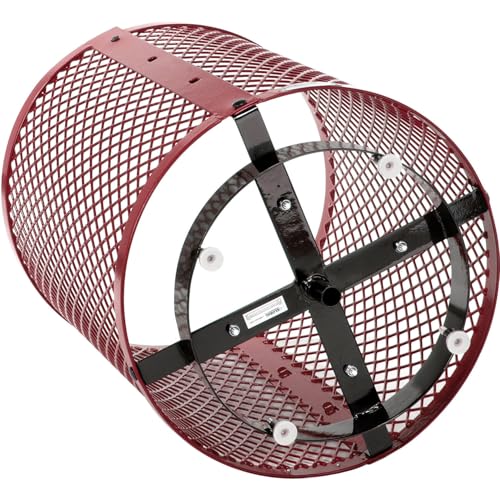 Global Industrial Red / Industrial / 36.0 gallons Trash, Recycling & Compost