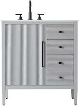 Elegant Kitchen and Bath 32" Single Bathroom Vanity in Grey