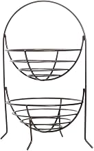 HUBERT Countertop Merchandising Rack 2 Tier, Espresso Metal - 14" L x 10" W x 18 1/2 H