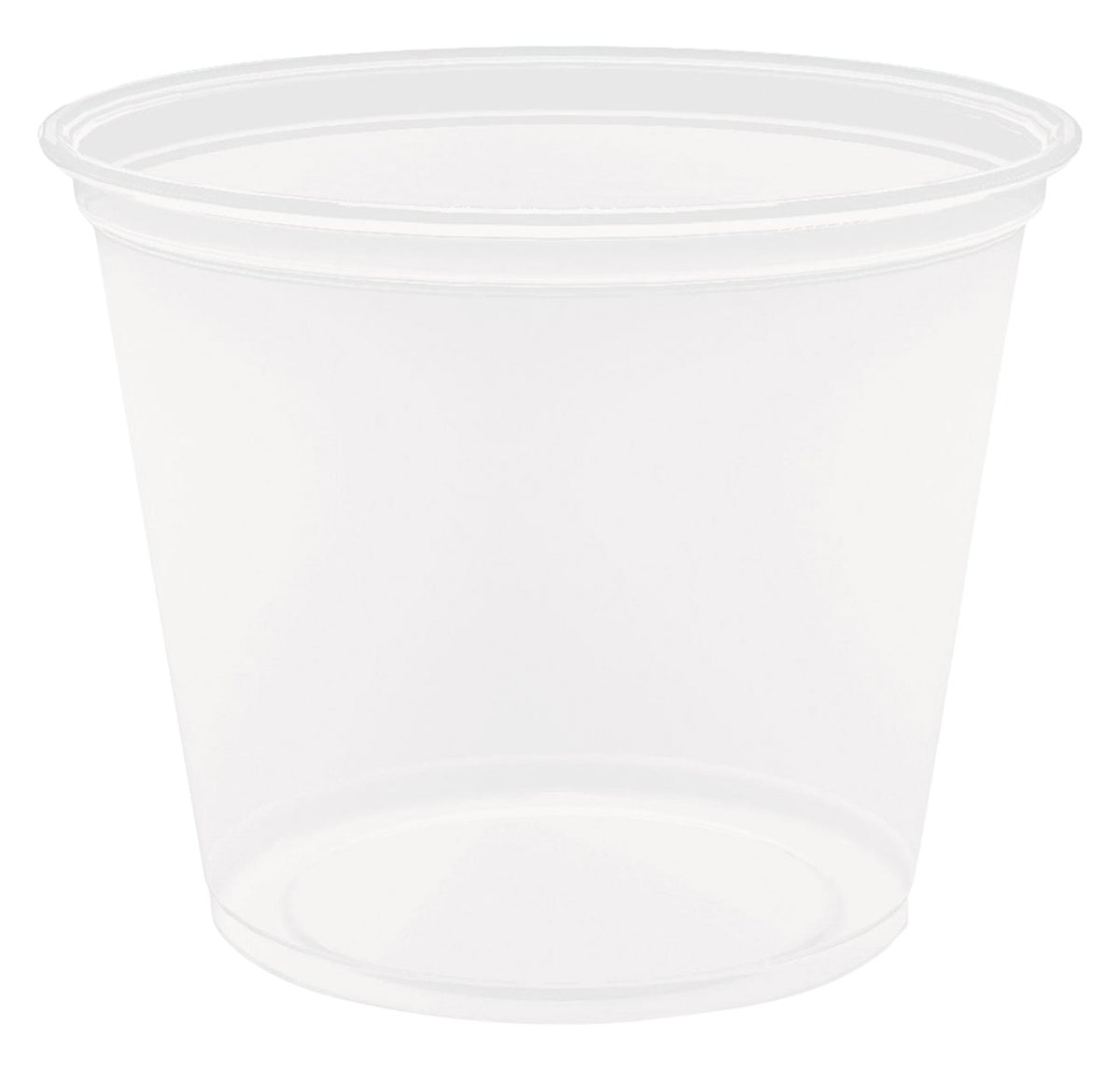 5.5 oz Clear PP Portion Container (Case of 2500) by DART – 2500 Count (Pack of 1), 5.5 ounces, Plastic, Clear, Pack of 2500