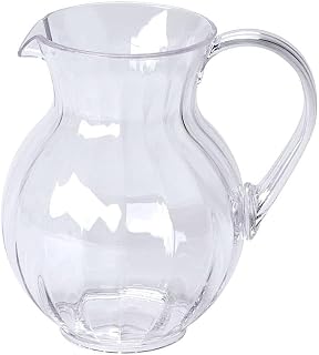 G.E.T. 90 oz Clear Plastic Pitcher (Set of 12)