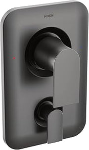 Moen T2470BL Genta LX PosiTemp 3-Function Transfer Valve Shower Trim Kit, Valve Required, Matte Black