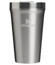 Everyday Tumbler 16 oz | Press Fit Drink Through Lid | Beverage by STANLEY – 16 Ounces, 16.0 fluid_ounces, Stainless Steel, Stainless Steel Ash, Model 100000142934