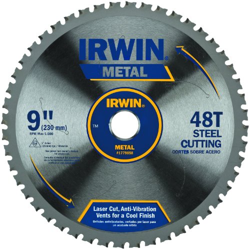 IRWIN 9" 48T / Metal Cutting / 1 Miter Saw Blades