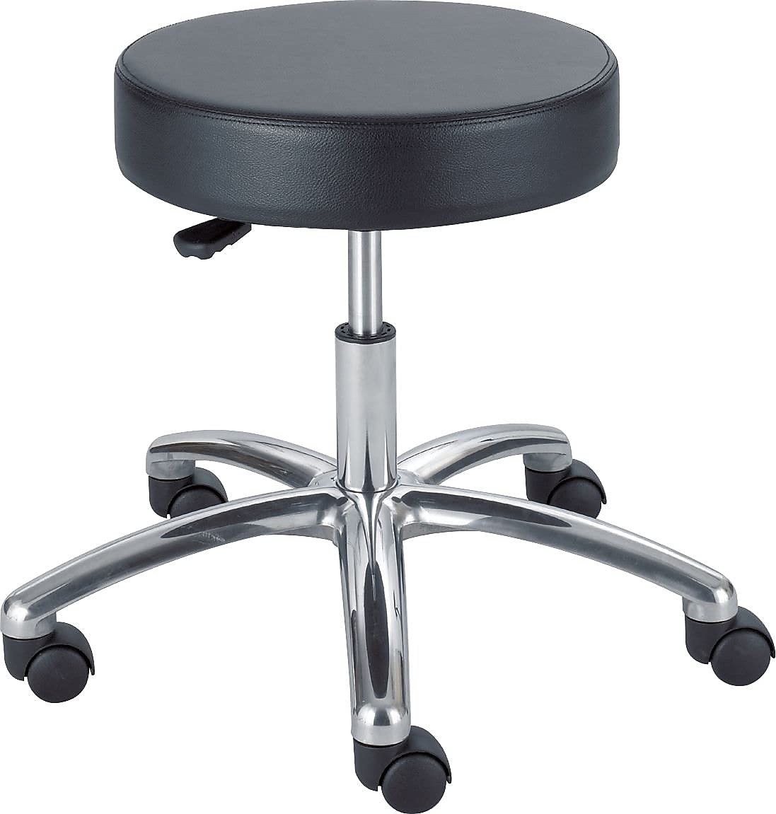 Lab Stool by Safco – unspecified, aluminum, Black, Model 3431BL