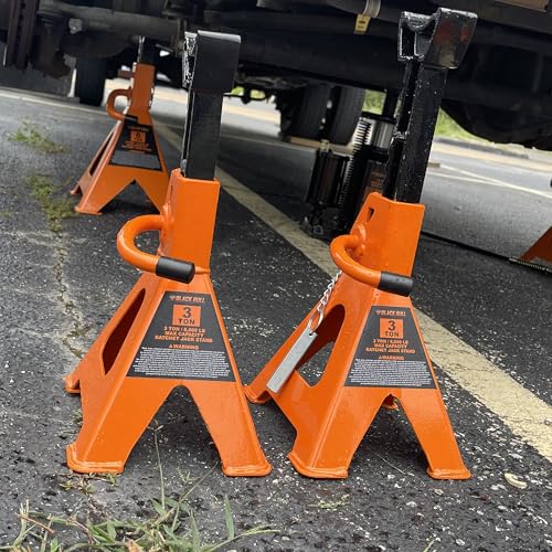 Black Bull 3 Ton / Orange & Black / 1 Jack Stands