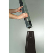 Rubbermaid Cigarette Butt Recepetacle by Rubbermaid Commercial Products – One Size, Black, Model RCP257088BLA