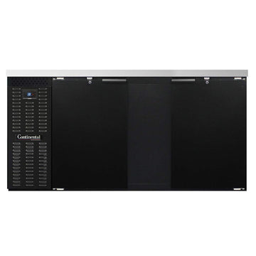 BBC69S Two Section Refrigerated Back Bar Cooler by Continental Refrigerator – 18.0 cubic_feet