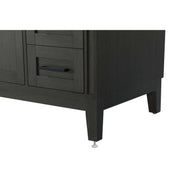 42" Single Bathroom Vanity in Mocha Brown by Elegant Kitchen and Bath – unspecified, Aluminum, Mocha, Model VF82542MMB