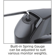 LLR99800, Single-Monitor Arm, 1 Each, Black by Lorell – Metal, Black