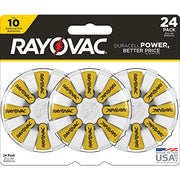 Rayovac Yellow Tab / 24 Count / OLD Batteries & Chargers