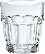 Bormioli Rocco Rock Bar Juice Glasses, Set of 6-7.25 Oz. Stackable Drinking Glasses for Cocktails, Desserts & Soft Drinks - Space-Saving Everyday Glass Tumblers, Dishwasher Safe