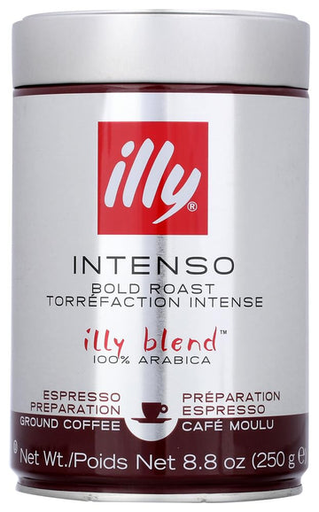 Ground Espresso Coffe, Dark Roast, 8.8-Ounce Tins (Pack of 2) by [Foods] by illy – 1 Count (Pack of 2), Pack of 2