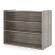 Contemporary Wood Composite School Age Shelf Storage in Gray by Tot Mate – Wood, Shadow Elm Gray, Model TM2306R.0W92