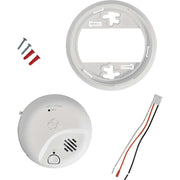 10 Year Back Up Hard-Wired w/Battery Back-Up Ionization Smoke and Carbon Monoxide Detect by First Alert – 3.70 L x 6.75 W x 8.50 H, No Color, Model 1046882