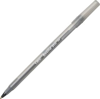 BIC Ultra Round Stic Grip Xtra Comfort Ballpoint (GSMG11BLKCT)