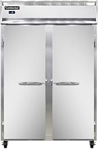 2FS-SA Two Section Reach In Freezer, Shallow Depth & Stainless Exterior