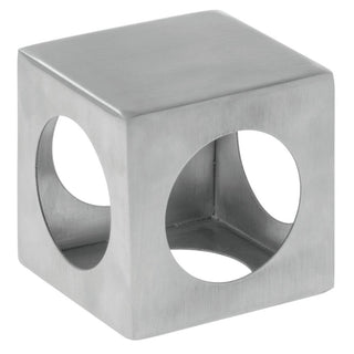 Metal Display Riser Square Laser-Cut Stainless Steel - 3" Square by HUBERT – Stainless Steel, Silver, Model SMR03
