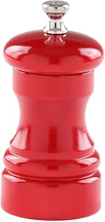 Chef Specialties 4 Inch Capstan Salt Mill - Candy Red - Made in USA