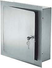 Recessed Valve Box Satin Polish, Stainless Steel, 12x12x6