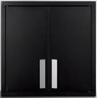 18' Wide Wall Cabinet by Summit Appliance – 18"W x 12"D x 18"H, Metal, Black