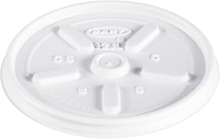 Dart 12JL White Vented Lid (Case of 1000)
