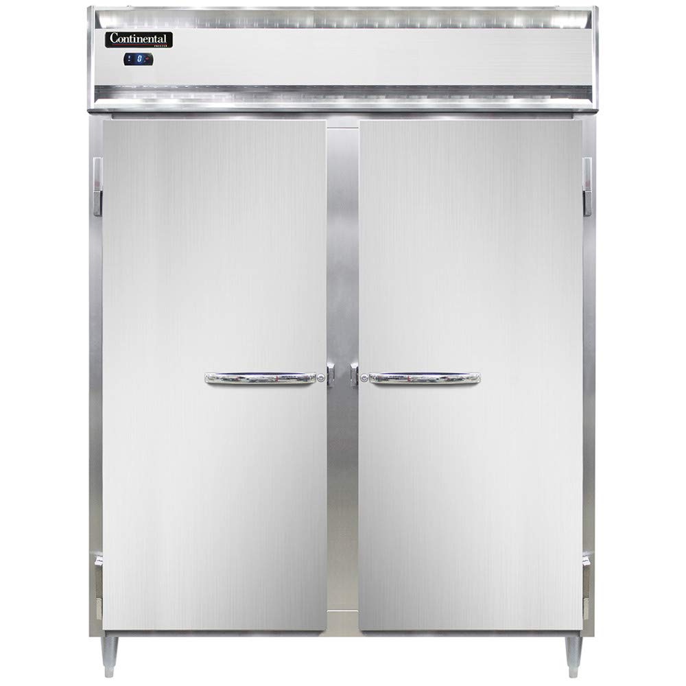 DL2FES-SS Designer Line Extra-Wide Two Section Reach In Freezer by Continental Refrigerator – Model DL2FES SS Designer Line