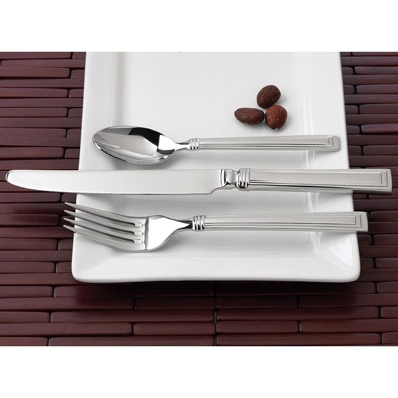World Tableware 977-016 Slate 18/0 S/S Bouillon Spoon - Dozen by WTI - World Tableware – 18/0 stainless steel, Model 977 016