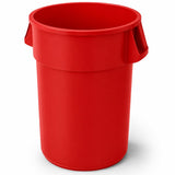 55 Gallon Red Round Commercial Trash Can by Glownary – 35 Gallon, 35.0 gallons, Resin, Beige, Model 475tcrnd55rd