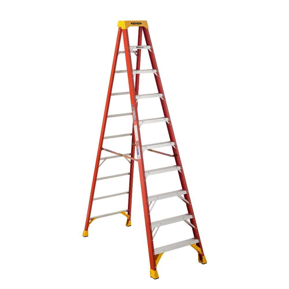 Werner 1 / 10 feet / Orange/Yellow Step Ladders